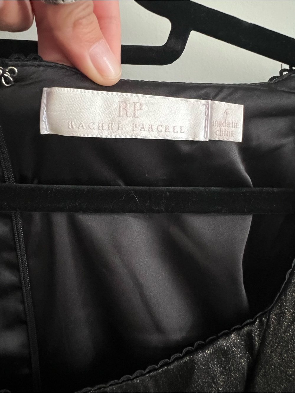 Rachel Parcell Black Metalic Dress
